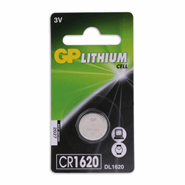 430968 GP CR1620 Pile Bouton Lithium 3V 1PK