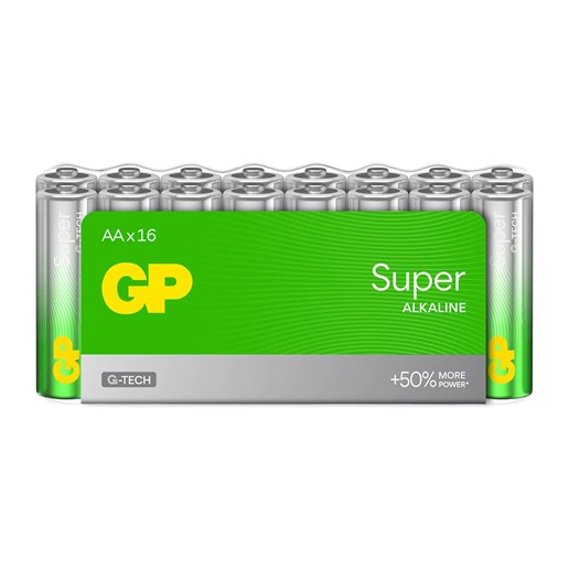 430915 GP Super Alkaline AA Piles 16PK