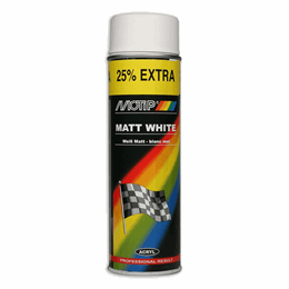 514002 MOTIP Basic paint White matt 500 ml