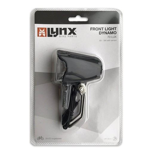 429396 LYNX Front Light Dynamo Max Sensor 70 Lux 47 x 45 x 65 mm