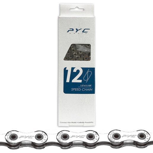 440312.01 P.Y.C. Bicycle chain 12 speed 1/2 x 11/128 Inch - 126L - 5.1 mm