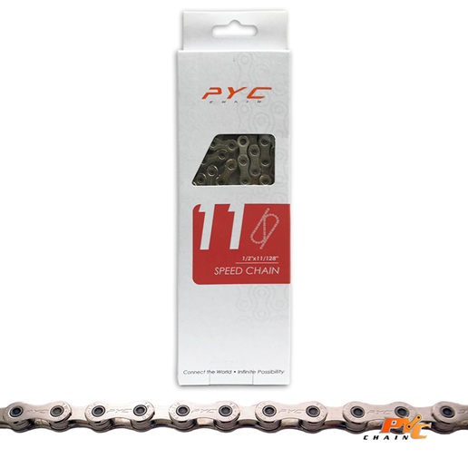 440311.02 P.Y.C. Bicycle chain 11 speed 1/2 x 11/128 Inch - 116L - 5.4 mm