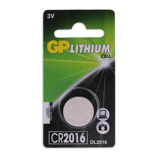 430970 GP CR2016 Pile Bouton Lithium 3V 1PK