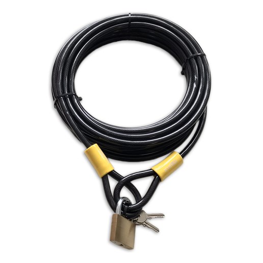 410168 LYNX Cable lock 10 m 1000 cm x 10 mm