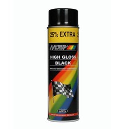 514005 MOTIP Basic paint black high gloss 500 ml