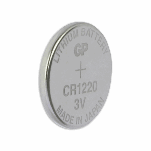 430965 GP CR1220 Lithium Pile Bouton 3V 1PK