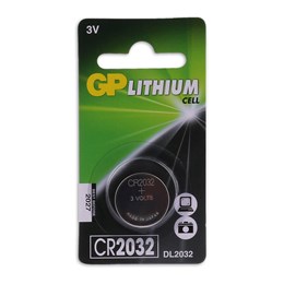 430978 GP CR2032 Lithium Button 3V 1PK